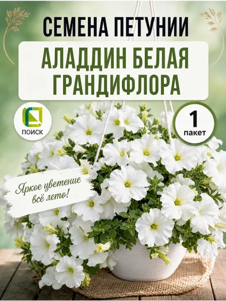 Петуния грандифлора Аладдин Белая семена